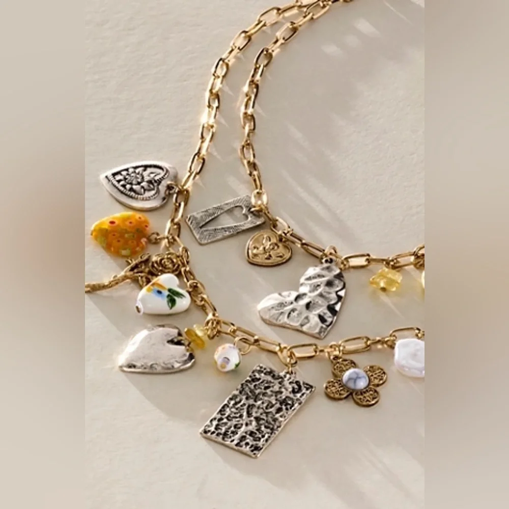 Free People Maxamillion Charm Necklace